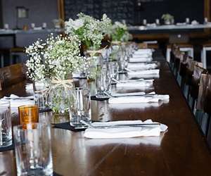 Table setting for a large group